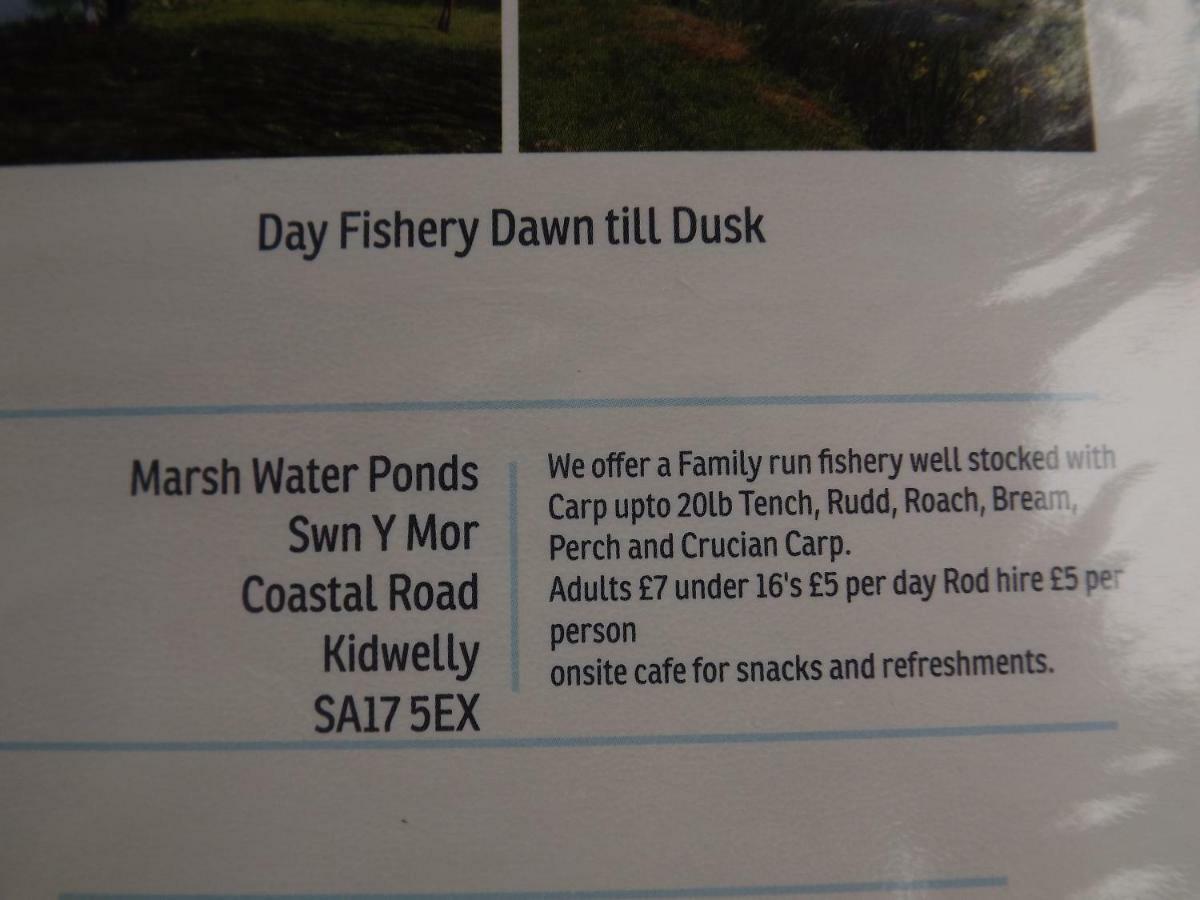Kidwelly Marsh Water Ponds Fisheryヴィラ エクステリア 写真
